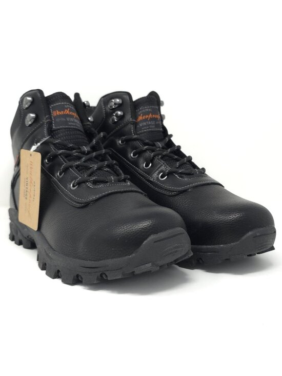 New Weatherproof Vintage Jace Black Combat Hiking Boots Men’s 10M main image 7